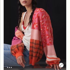 ISO!! Anthro patchwork cardigan